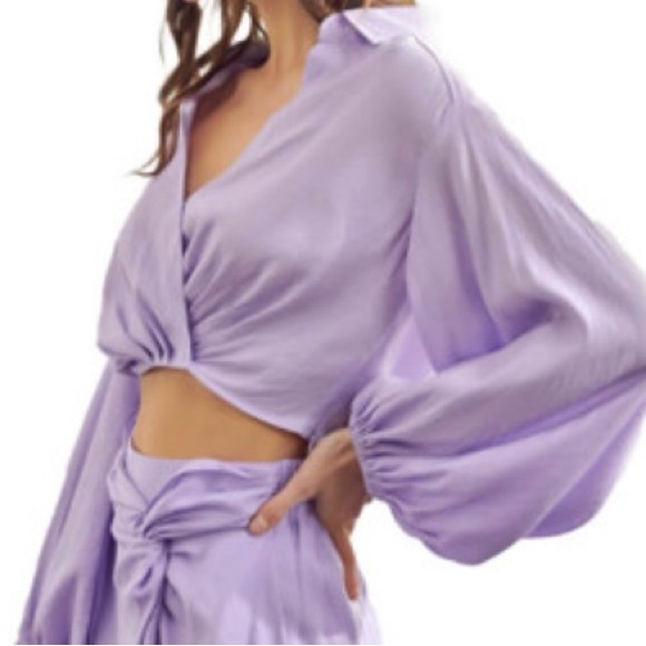 Mustard Seed Women’s Overlap Waist Tuck Blouse. New with Tags. Size Small. - Picture 3 of 4